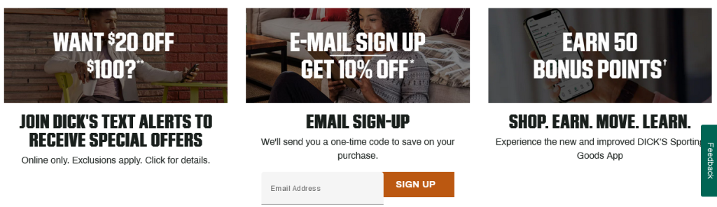 e-mail sign up